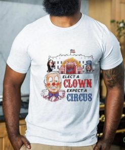 Official biden Elect a Clown Expect a Circus Cartoon Shirt