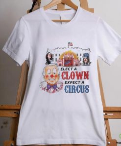 Official biden Elect a Clown Expect a Circus Cartoon Shirt