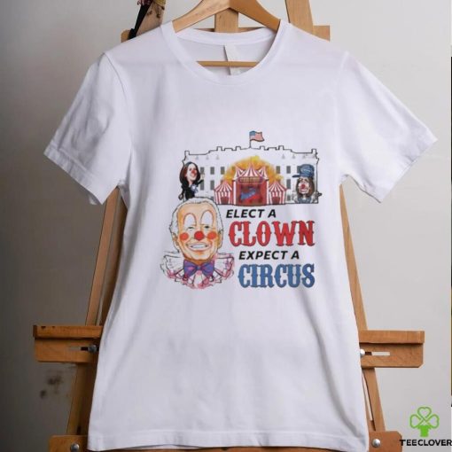 Official biden Elect a Clown Expect a Circus Cartoon Shirt