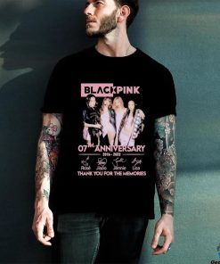 Official blackpink 07th anniversary 2016 2023 thank you for the memories shirt