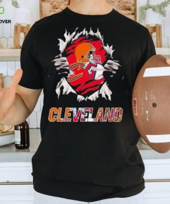 Official blood inside me Cleveland Cavaliers and Cleveland Guardians and Cleveland Browns shirt