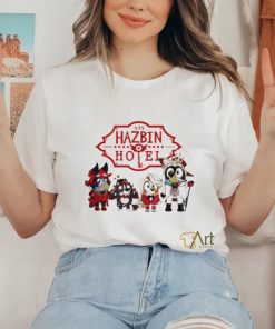 Official bluey X Hazbin Hotel Shirt 3 Official bluey X Hazbin Hotel Shirt