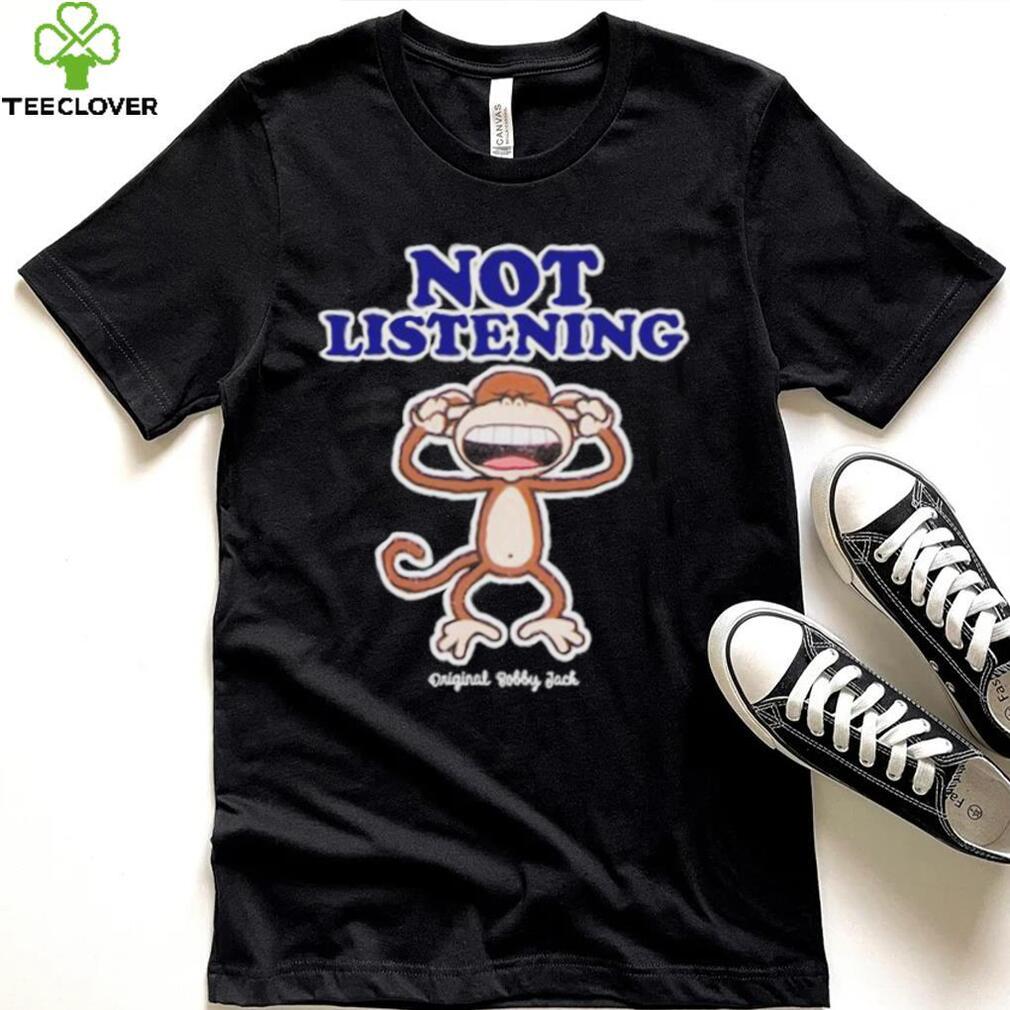Official bobbyjack Not Listening – Bobby Jack Raglan Shirt Official bobbyjack Not Listening – Bobby Jack Raglan Shirt