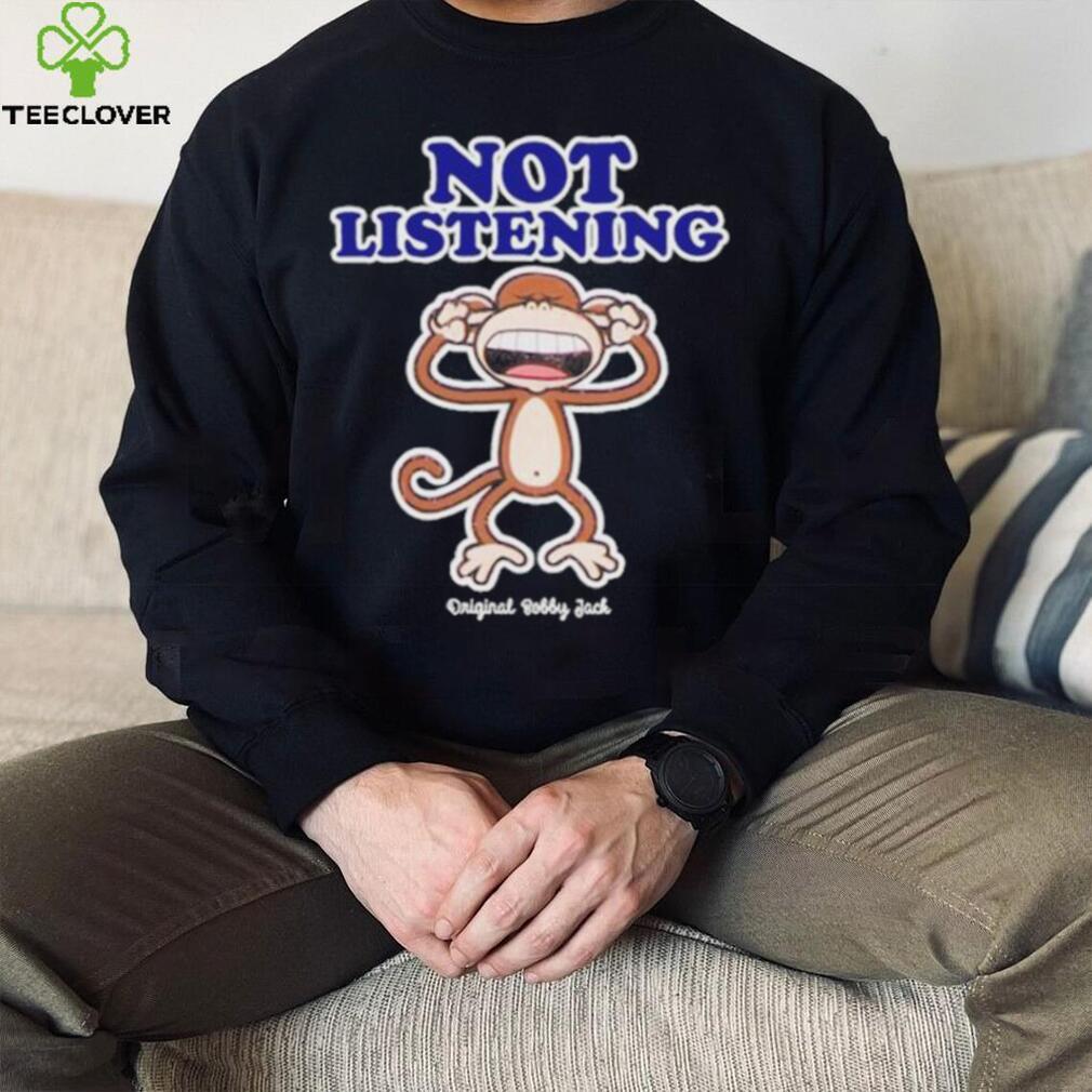 Official bobbyjack Not Listening – Bobby Jack Raglan Shirt Official bobbyjack Not Listening – Bobby Jack Raglan Shirt