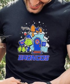 Official boise State Broncos Grinch Nuts Welcome Christmas T Shirt