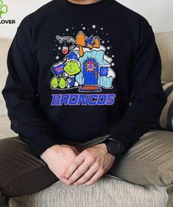 Official boise State Broncos Grinch Nuts Welcome Christmas T Shirt