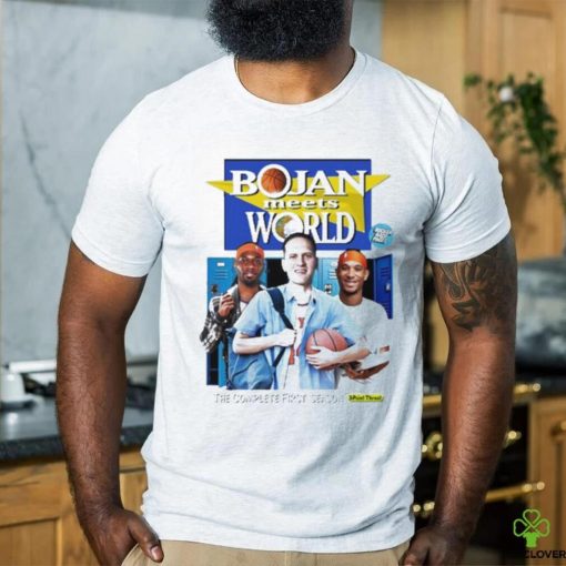 Official bojan Meets World The Complete First Season 3 Point Threat Shirt