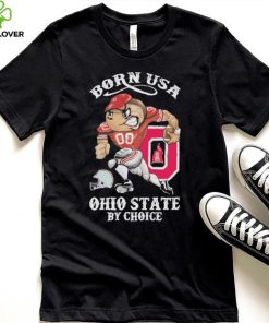 Official born usa Ohio State by choice mascot 2023 hoodie, sweater, longsleeve, shirt v-neck, t-shirt