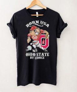 Official born usa Ohio State by choice mascot 2023 hoodie, sweater, longsleeve, shirt v-neck, t-shirt