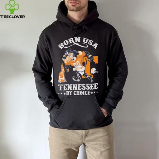 Official born usa Tennessee by choice mascot 2023 hoodie, sweater, longsleeve, shirt v-neck, t-shirt