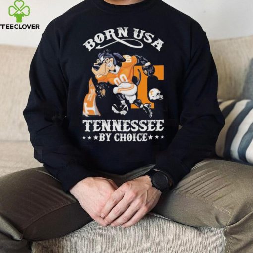 Official born usa Tennessee by choice mascot 2023 hoodie, sweater, longsleeve, shirt v-neck, t-shirt