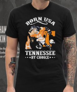 Official born usa Tennessee by choice mascot 2023 hoodie, sweater, longsleeve, shirt v-neck, t-shirt