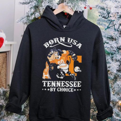 Official born usa Tennessee by choice mascot 2023 hoodie, sweater, longsleeve, shirt v-neck, t-shirt