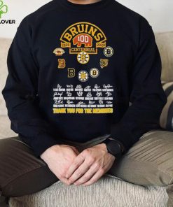 Official boston Bruins 100 Centennial Memories Shirt