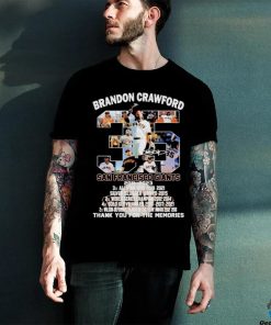Official brandon Crawford San Francisco Giants 2011 – 2023 Thank You For The Memories T Shirt 2 Official brandon Crawford San Francisco Giants 2011 – 2023 Thank You For The Memories T Shirt