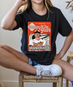 Official brandon Hyde Baltimore Orioles American League Manager Of The Year Shirt