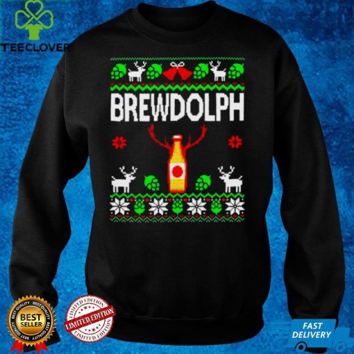 Official brewdolph beer brewer Christmas hoodie, sweater, longsleeve, shirt v-neck, t-shirt hoodie, Sweater