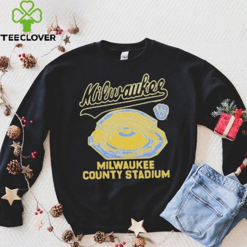 Official brewers Milwaukee County Stadium Shirt