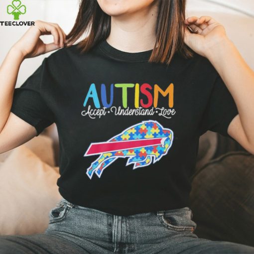 Official buffalo Bills NFL Autism Awareness Accept Understand Love Shirt