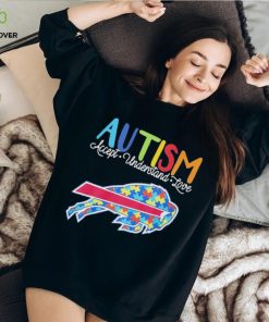 Official buffalo Bills NFL Autism Awareness Accept Understand Love Shirt