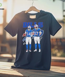 Official buffalo Bills player 14 17 2023 signatures shirt 1 Official buffalo Bills player 14 17 2023 signatures shirt