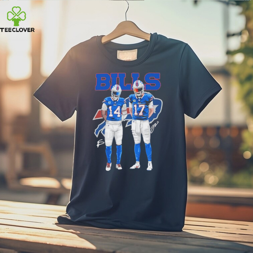 NEW FASHION 2023 Buffalo Bills T-shirt Graphic Cartoon player gift for fans