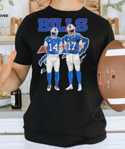Official buffalo Bills player 14 17 2023 signatures shirt 2 Official buffalo Bills player 14 17 2023 signatures shirt