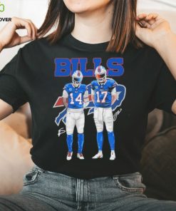 Official buffalo Bills player 14 17 2023 signatures shirt 3 Official buffalo Bills player 14 17 2023 signatures shirt