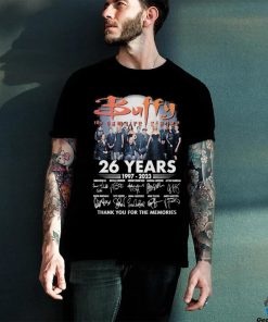 Official buffy 26 years 1997 2023 thank you for the memories shirt