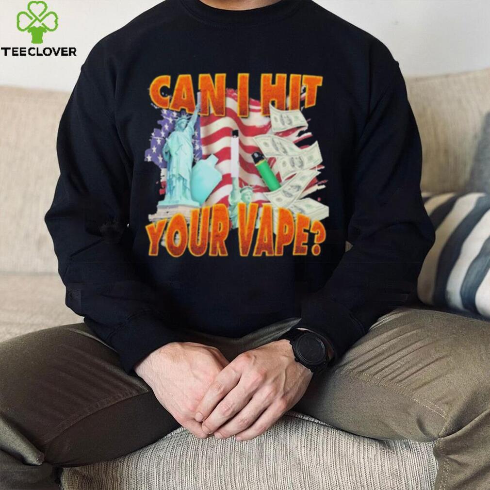 Official can I Hit Your Vape America Flag Shirt Official can I Hit Your Vape America Flag Shirt