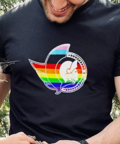 Official canadian tire center pride lgbt logo Ottawa Senators shirt