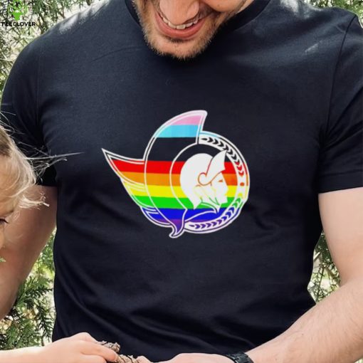 Official canadian tire center pride lgbt logo Ottawa Senators shirt