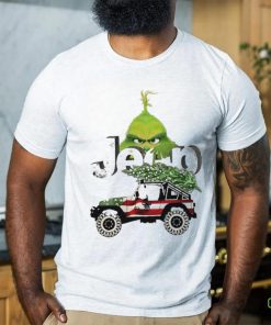 Official car Pine Tree Jeep Grinch American Merry Christmas Shirt 1 Official car Pine Tree Jeep Grinch American Merry Christmas Shirt