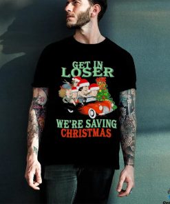 Official car santa Get in loser we’re saving christmas hoodie, sweater, longsleeve, shirt v-neck, t-shirt