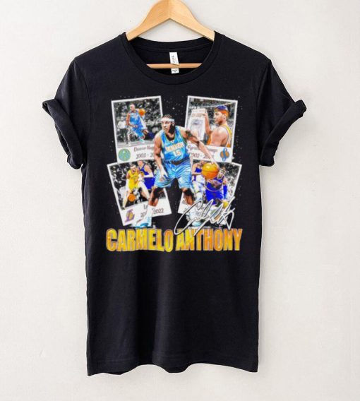 Official carmelo Anthony Denver Nuggets basketball graphic signature hoodie, sweater, longsleeve, shirt v-neck, t-shirt