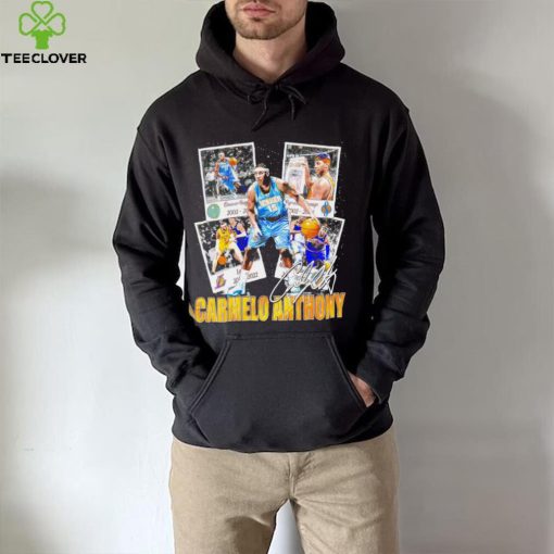 Official carmelo Anthony Denver Nuggets basketball graphic signature hoodie, sweater, longsleeve, shirt v-neck, t-shirt