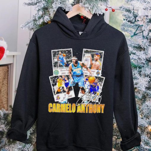 Official carmelo Anthony Denver Nuggets basketball graphic signature hoodie, sweater, longsleeve, shirt v-neck, t-shirt