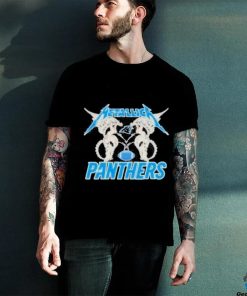 Official carolina Panthers Logo Metallica Wings Shirt 2 Official carolina Panthers Logo Metallica Wings Shirt