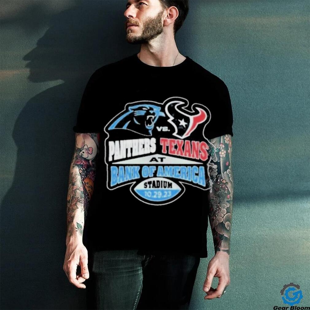 Official carolina Panthers Vs Houston Texans At Bank Of America Stadium October 29, 2023 Shirt Official carolina Panthers Vs Houston Texans At Bank Of America Stadium October 29, 2023 Shirt