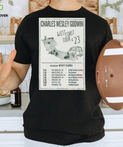 Official charles wesley godwin west coast 2023 tour poster shirt