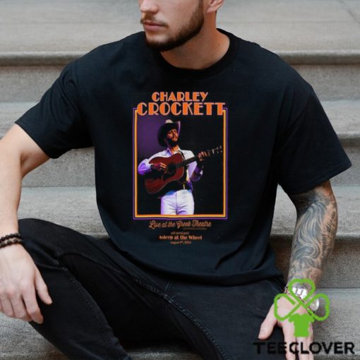 Official charley Crockett Los Angeles California 09 08 2024 Greek Theatre Show Poster Shirt