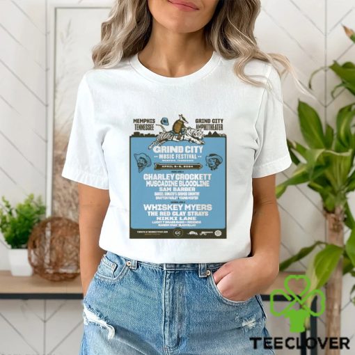 Official charley crockett memphis tennessee grind city amphitheater shirt