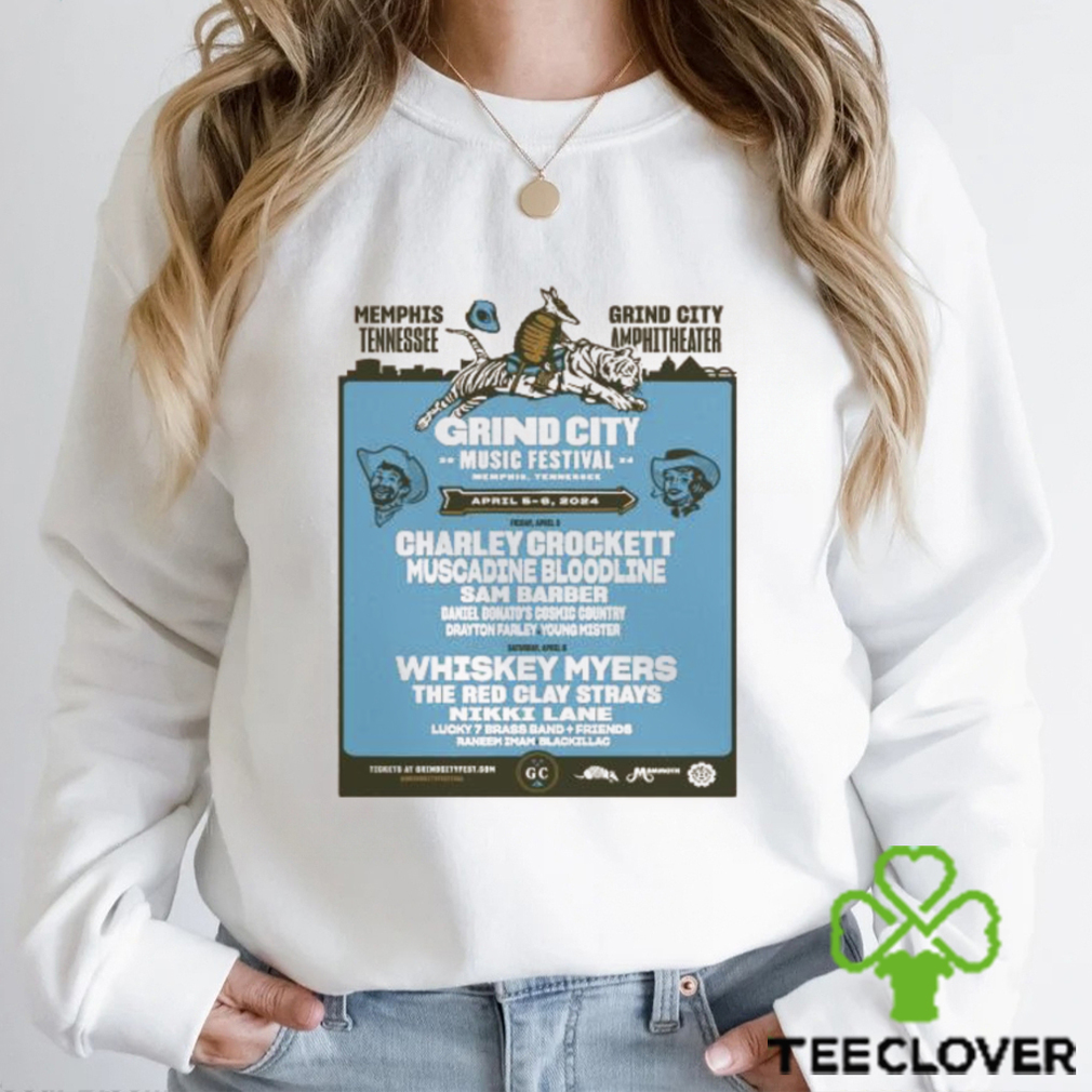 Official charley crockett memphis tennessee grind city amphitheater shirt Official charley crockett memphis tennessee grind city amphitheater shirt