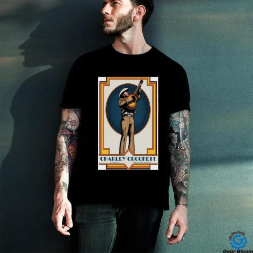 Official charley crockett september 4 2023 poster art by thaddeus pasierb band on the wall shirt