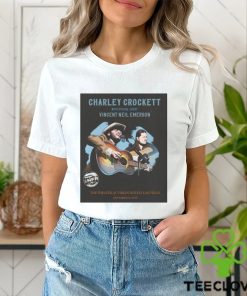 Official charley crockett with special guest vincent neil emerson shirt
