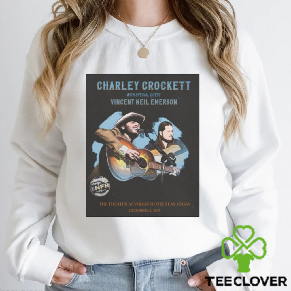 Official charley crockett with special guest vincent neil emerson shirt Official charley crockett with special guest vincent neil emerson shirt