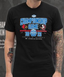 Official charlotte, NC 2023 ACC Championship Game Louisville Cardinals vs Florida State Seminoles Shirt