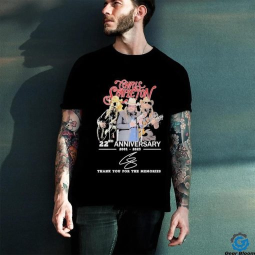 Official chris stapleton 22nd anniversary 2001 – 2023 thank you for the memories shirt