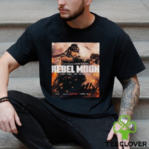 Official cleopatra coleman as devra bloodaxe in rebel moon part two the scargiver hoodie, sweater, longsleeve, shirt v-neck, t-shirt