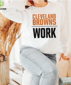 Official cleveland browns work T shirt